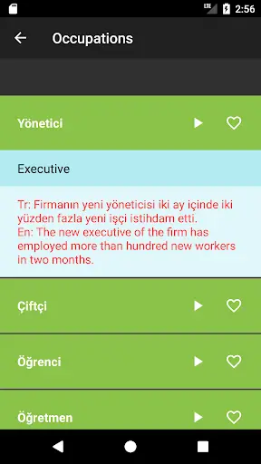 Learn Turkish: Free Offline Audio Dictionary screenshot 3