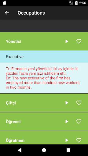Learn Turkish: Free Offline Audio Dictionary screenshot 3