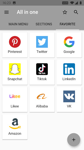 All social media and social networks in one app screenshot 4