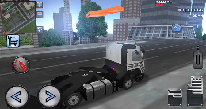 3D Police Truck Simulator 2016 screenshot 7