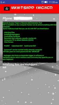 Simulator Hack Prank Whatsapp screenshot 2