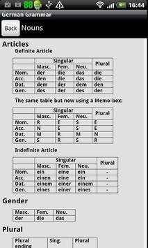 German Grammar DEMO screenshot 3