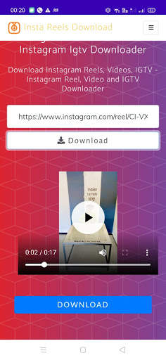 reels downloader - download instagram video screenshot 3