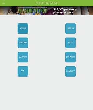 Neteller Online screenshot 1