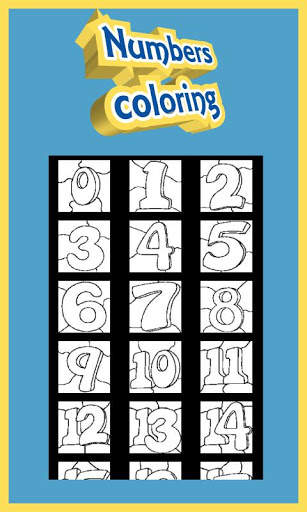 Disegni da colorare - Numeri screenshot 1