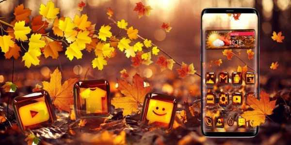 3d Glass Tech Leaf Theme screenshot 4