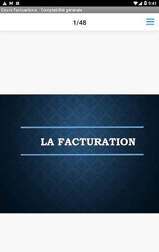 Cours Facturations - Comptabilité générale 1 تصوير الشاشة
