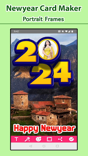 Happy Newyear Card Maker screenshot 2