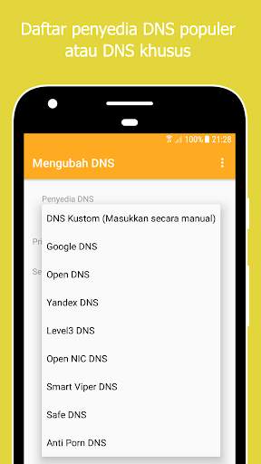 Ubah DNS Pro (No Root, 3G, 4G / Wifi) screenshot 1