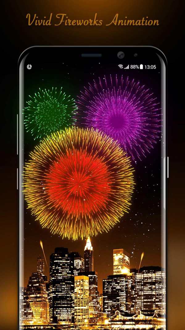 New Year Firework 2019 Live Wallpaper screenshot 3