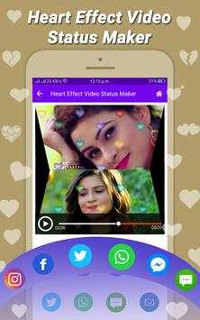 Heart Effect Video Status Maker screenshot 6