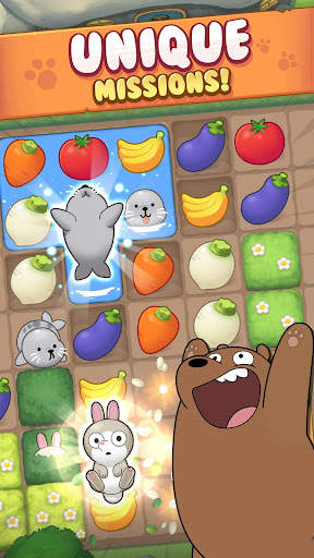 We Bare Bears Match3 Repairs 2 تصوير الشاشة