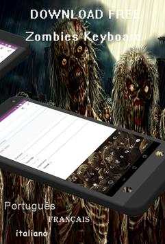 Zombies Keyboard Theme Emoji screenshot 2