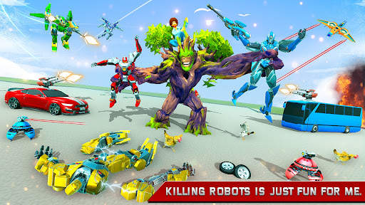 Bus Robot- Dragon Robot Game screenshot 3