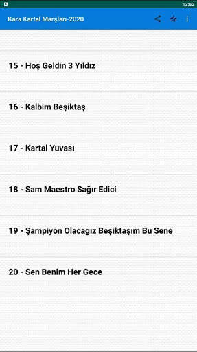 Kara Kartal-Marşları-2020-internetsiz screenshot 3
