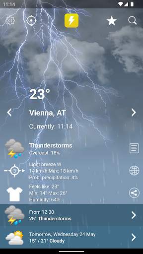 Weather XL Austria PRO screenshot 2