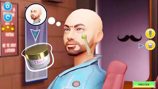 Barber Shop Hair Cut Sim Games screenshot 16