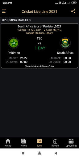 Cricket Live screenshot 3