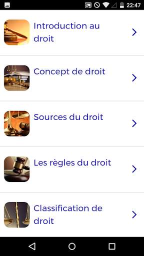 Cours de Droit screenshot 1