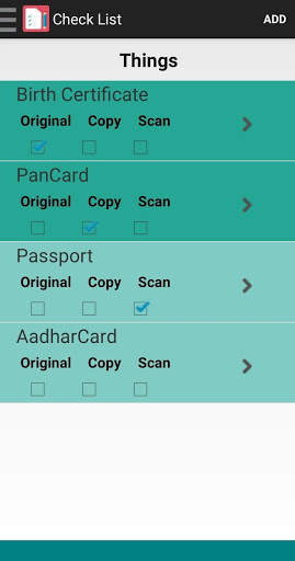My Check List screenshot 2