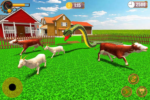 Angry Anaconda Snake Rampage: City Attack screenshot 5