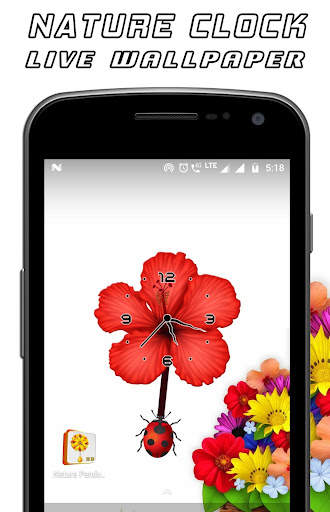 Nature Clock Live wallpaper screenshot 7
