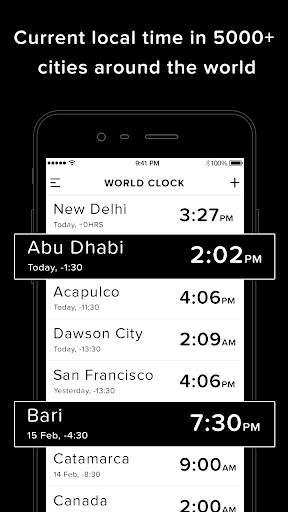 World Clock & Widget 2 تصوير الشاشة