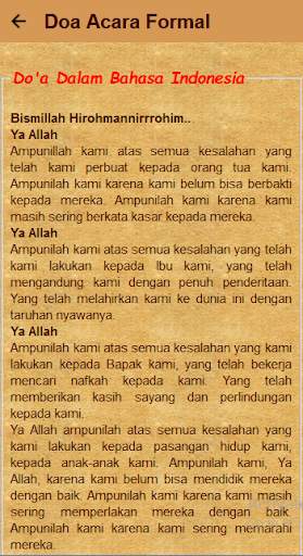 Doa Acara Formal Lengkap screenshot 5