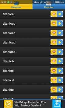Ringtone Titanic New screenshot 1
