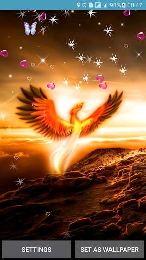 Phoenix Live Wallpaper screenshot 4