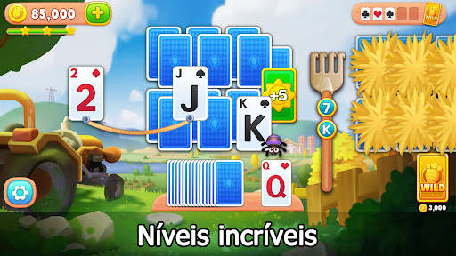 Solitaire Farm: Carta Clássica screenshot 2