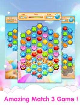 Candy Hexa - match 3 games screenshot 5