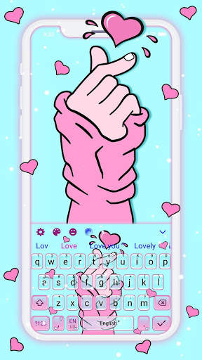 Love Heart Keyboard screenshot 1