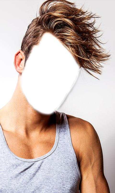 Man Hair Style Photo Montage 5 تصوير الشاشة