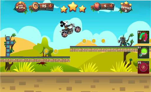 Mickey Adventure Rider Dash скриншот 5
