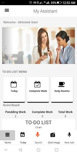 my assistant : To List and and task  to voice cmd screenshot 2