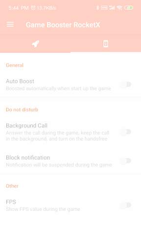 Game Booster RocketX screenshot 2