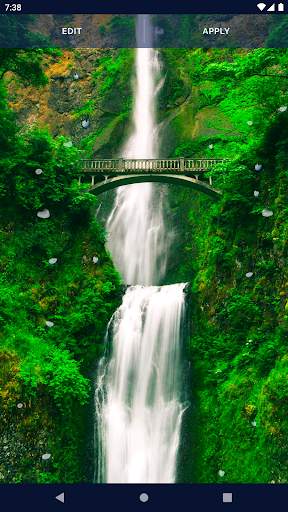 Waterfall 4K Live Wallpaper 4 تصوير الشاشة