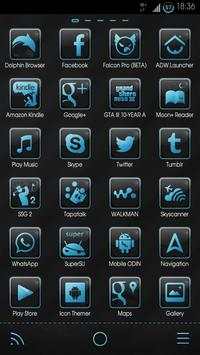greyICE HD Launcher Theme screenshot 2