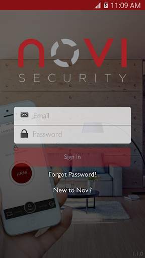 Novi Security Mobile screenshot 1