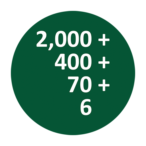 Calculator that shows expanded forms of a number icon
