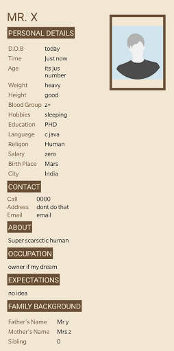 biodata creator screenshot 6