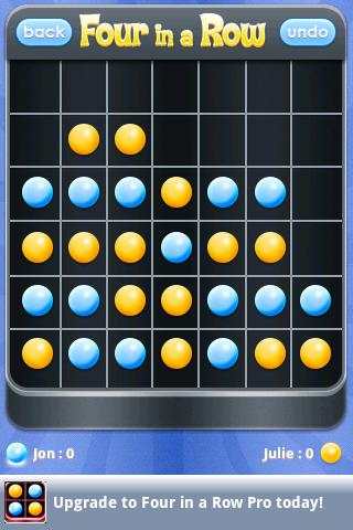 Four in a Row Free screenshot 1