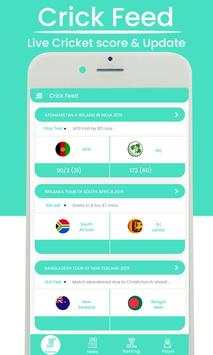 Crick Feed – Live Cricket score & Update screenshot 3