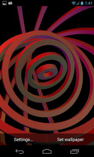 3D Hypnotic Spiral Rings FREE screenshot 6