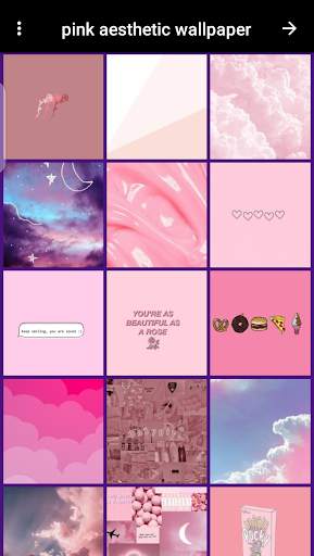 pink aesthetic wallpaper screenshot 3