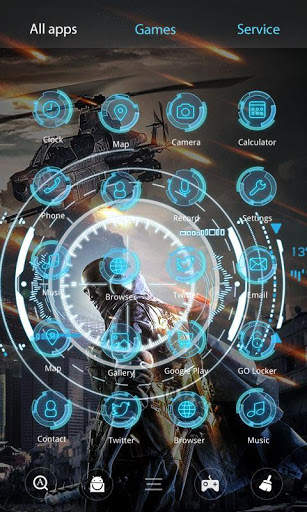 Play One Parallax GO Launcher Theme screenshot 3