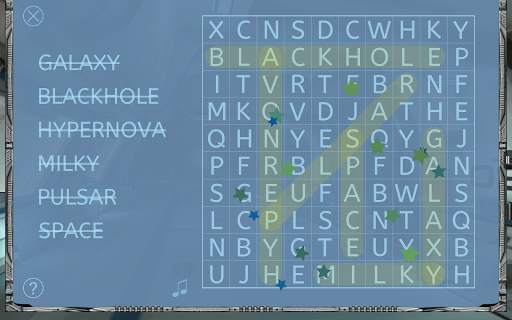 Intergalactic Word Search Free screenshot 5