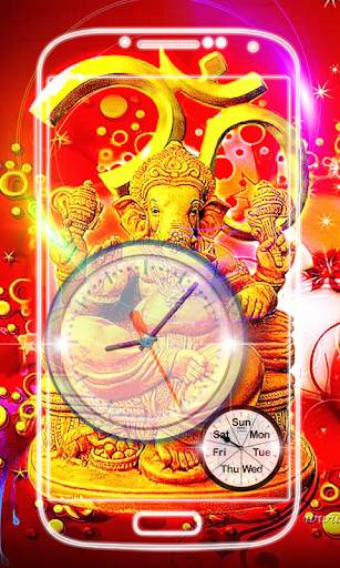 Ganesh Clock Live Wallpaper screenshot 4