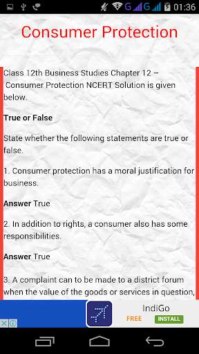Class 12 Business Studies Sol. screenshot 6